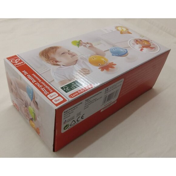 Hape Toys Stay-Put Rattle Set – Baby Sea Animal Rattles with Suction Cups - Picture 9 of 12